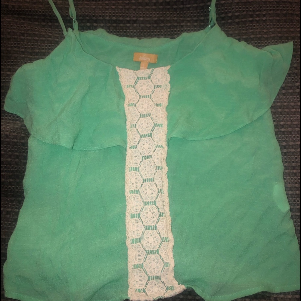 Blue/Green Top